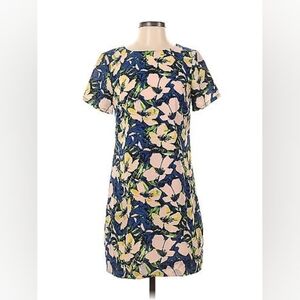 J.Crew Floral A-Line Dress Women’s 0P Petite Lightweight Spring